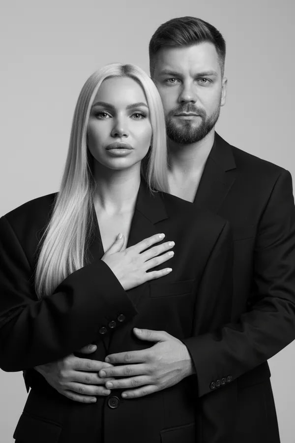 Фотосессия для пары в студии - главное фото
