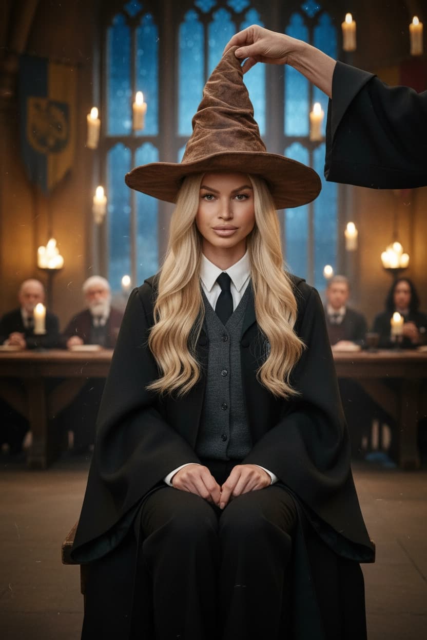 Тренд ИИ фотосессии: Мгновение перед выбором — пример ИИ-фото на Sorya.ru