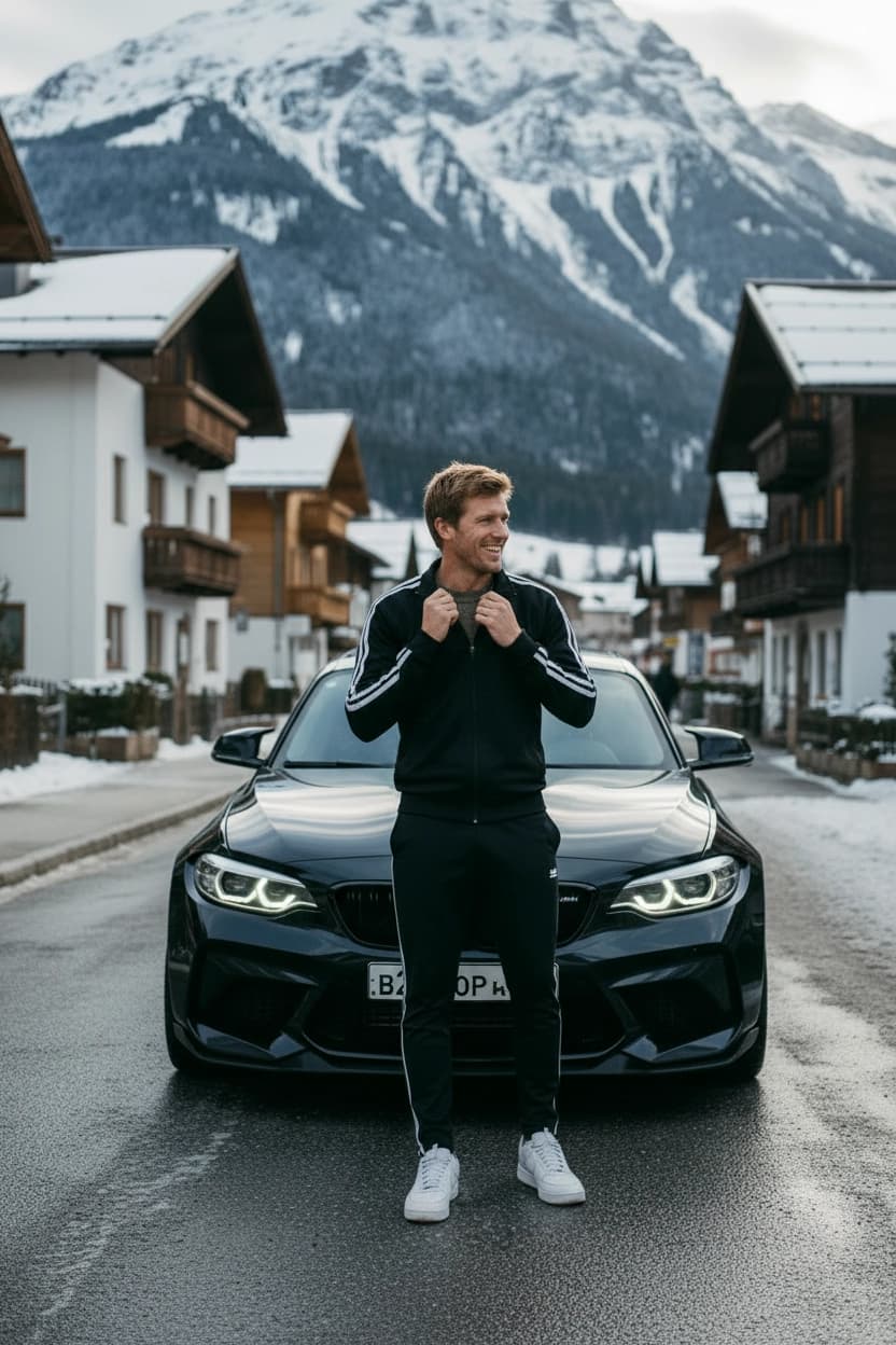 Вариант образа в стиле Alpine Drive — ИИ генерация фото
