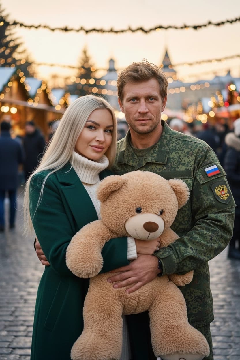 Тренд ИИ фотосессии: Зимнее тепло ожидания — пример ИИ-фото на Sorya.ru