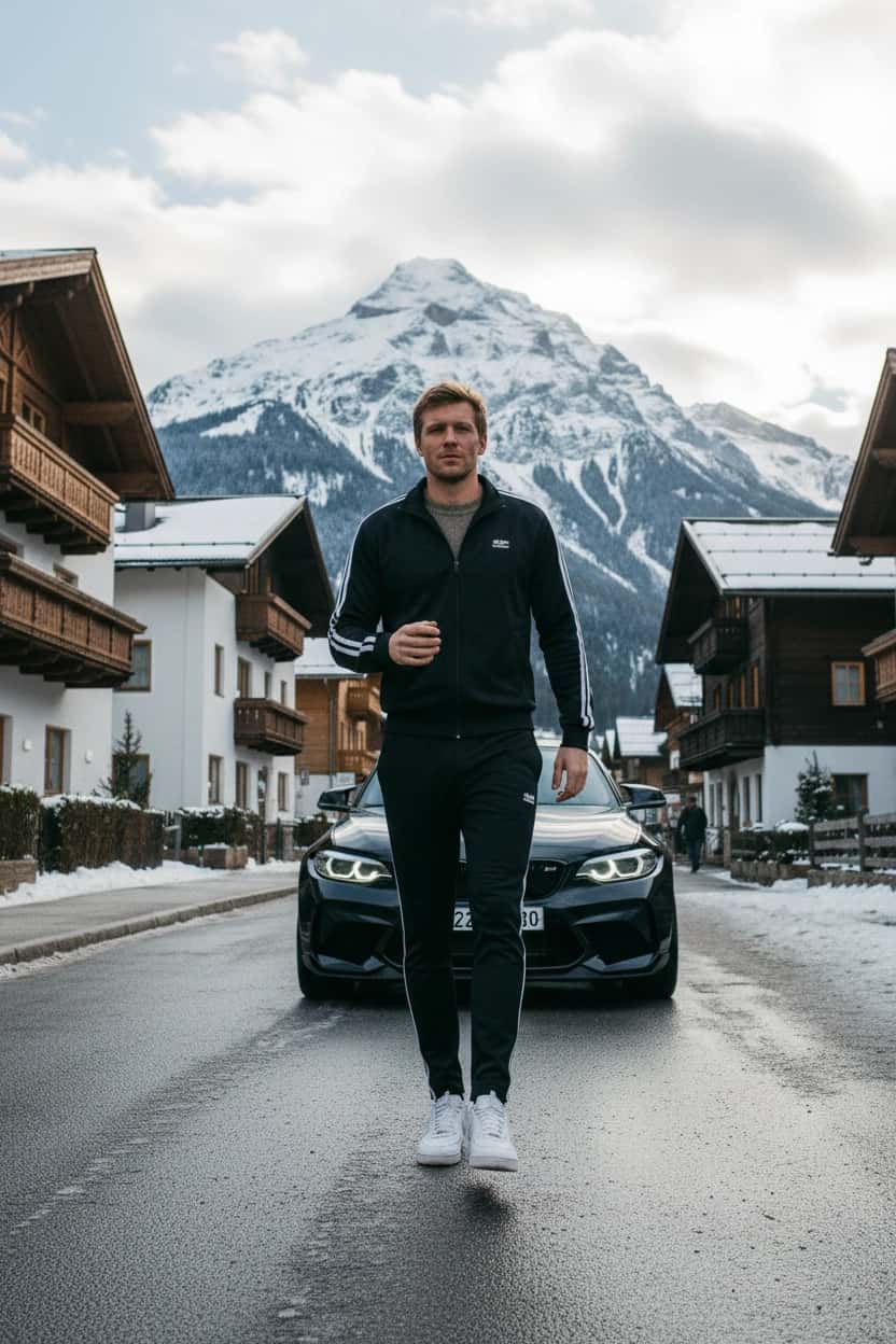Вариант образа в стиле Alpine Drive — ИИ генерация фото