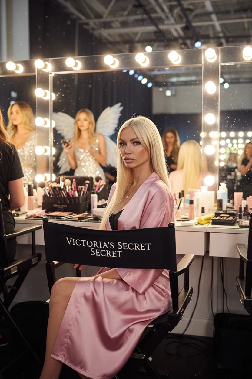 Вариант образа в стиле Backstage Victorias Secret — ИИ генерация фото
