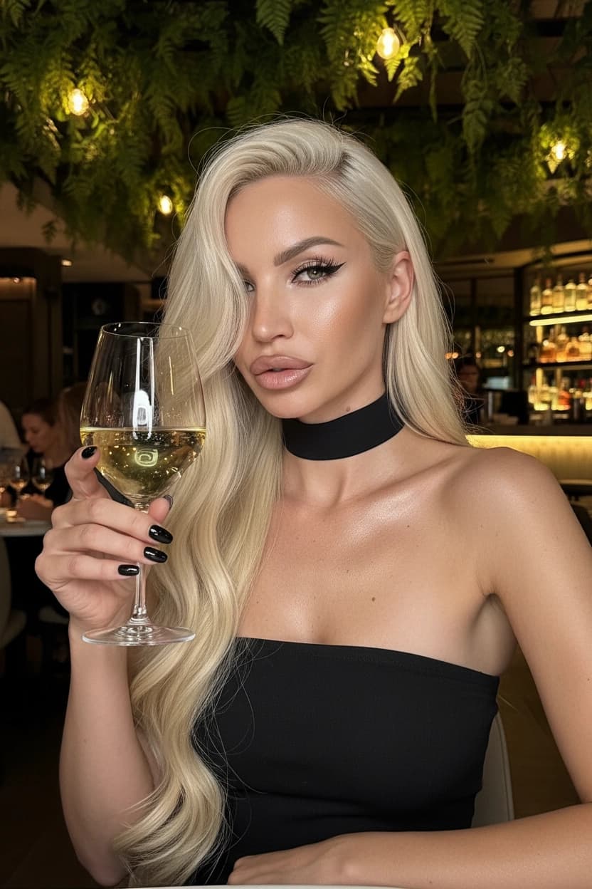 Тренд ИИ фотосессии: Игры в полумраке — пример ИИ-фото на Sorya.ru