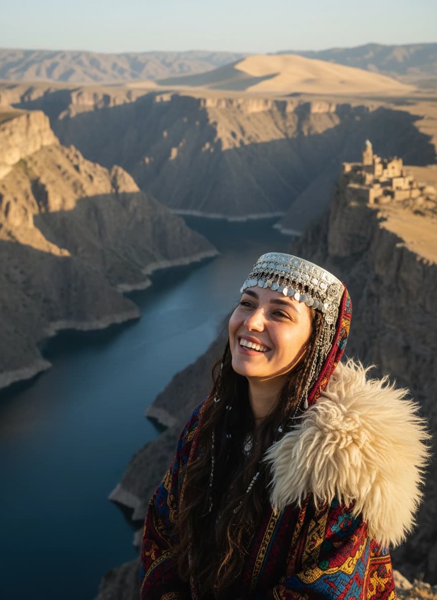 Пример портрета Фотосессия в Дагестане от нейросети Sorya