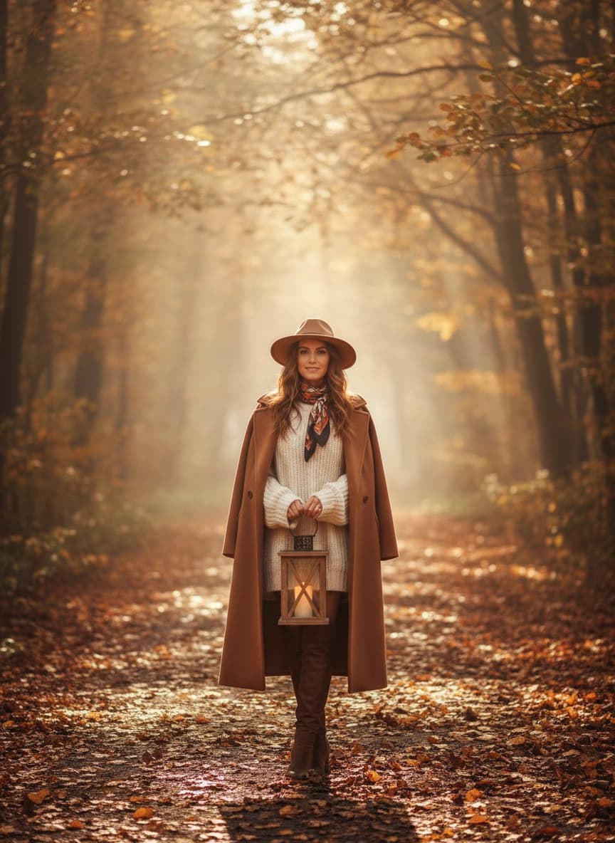 Пример ИИ фотосессии в стиле Осенняя фотосессия — создано в Sorya.ru (5)