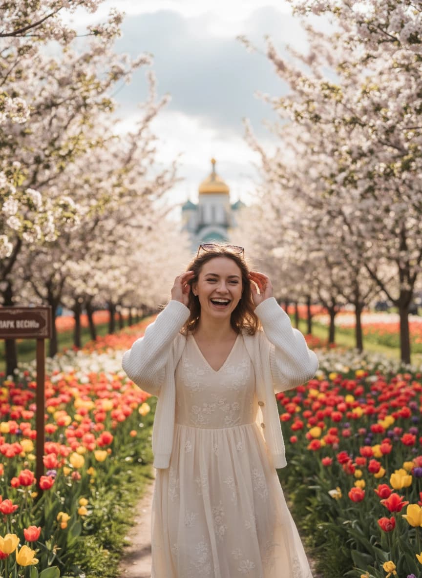Пример ИИ фотосессии в стиле Весенняя фотосессия — создано в Sorya.ru (5)
