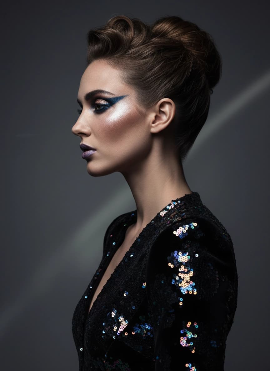Пример портрета Фотосессия с визажем от нейросети Sorya