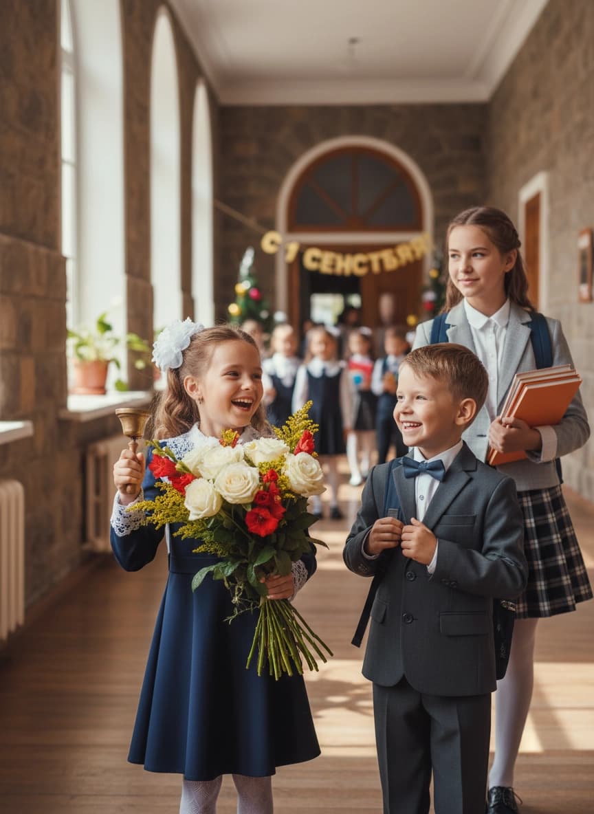 Пример ИИ фотосессии в стиле Фотосессия к 1 сентября — создано в Sorya.ru (5)
