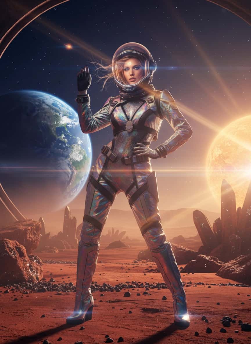 Пример ИИ фотосессии в стиле Фотосессия ко Дню космонавтики — создано в Sorya.ru (6)