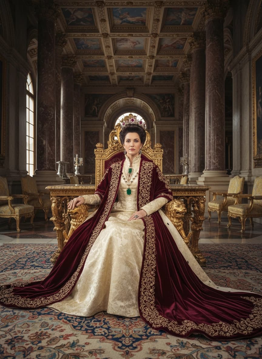 Вариант образа в стиле Королевская фотосессия — ИИ генерация фото