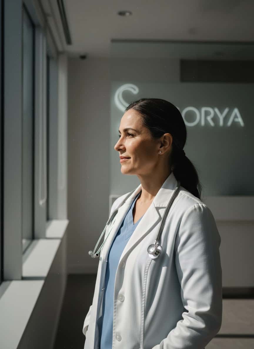 Пример портрета Фотосессия для врача от нейросети Sorya