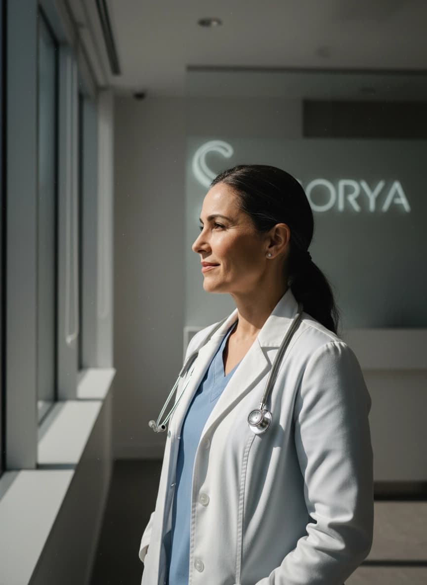 Пример портрета Фотосессия для врача от нейросети Sorya